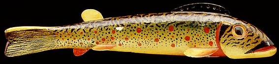 Oscar Peterson Rainbow Trout Fish Decoy